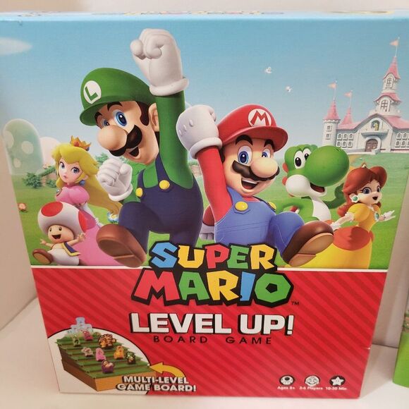 Super Mario Level Up Board Game - Picture 2 of 16